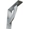 Ekena Millwork Bulwark Steel Bracket, Unfinished 2"W x 8"D x 8"H BKTM02X08X08BUCRS - alternate 1